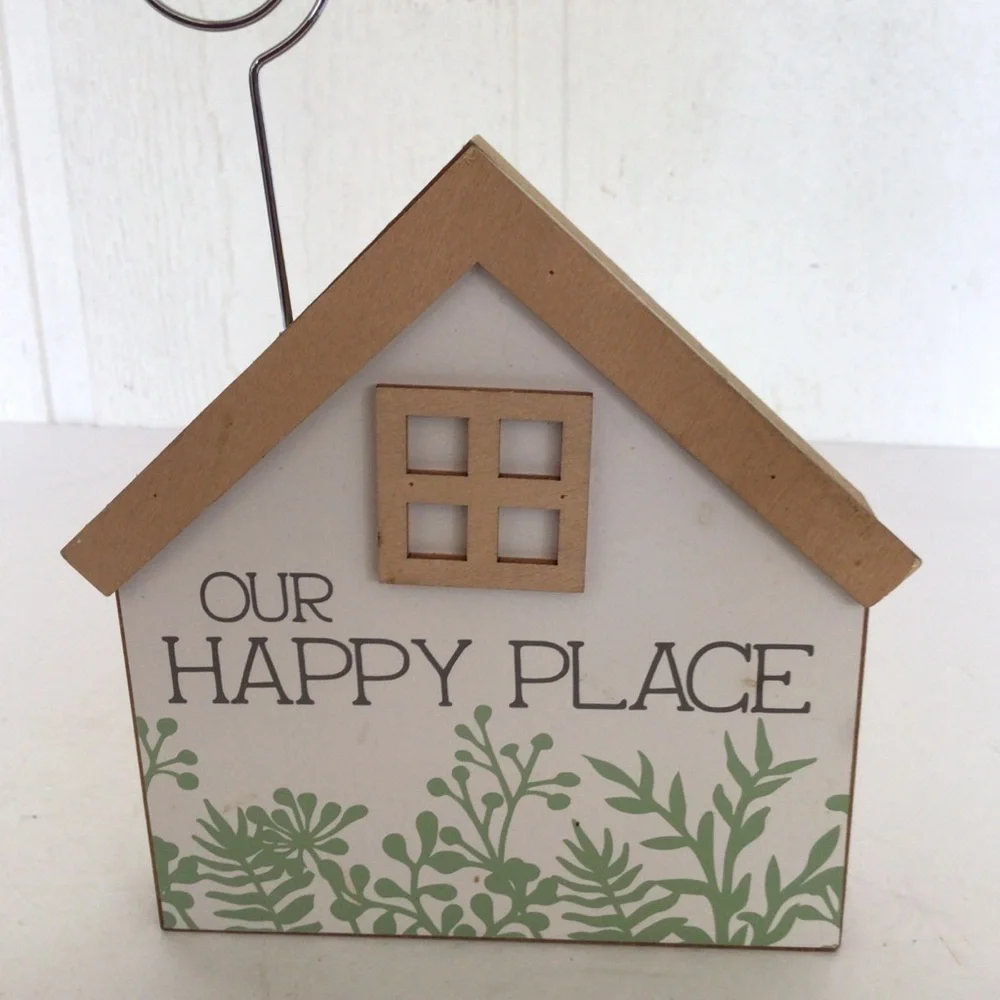 OUR HAPPY PLACE PHOTO HOLDER